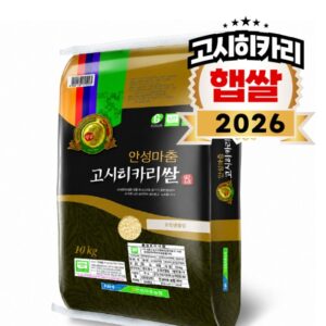 안성마춤농협 고시히카리쌀, 특등급, 10kg, 1개