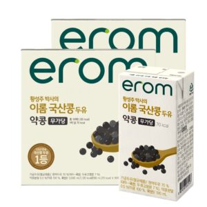 이롬 국내산 약콩 무가당 두유, 190ml, 32개