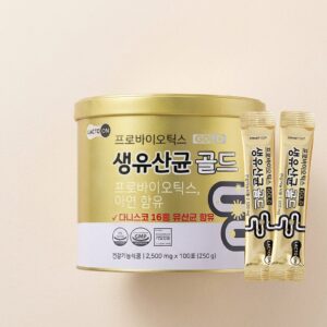 프로바이오틱스 생유산균 골드, 2.5g, 100포, 2세트