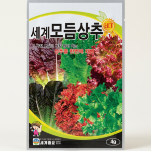 세계종묘 모듬상추 씨앗, 4g, 1개