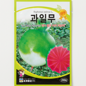 세계종묘 무씨앗 과일무 씨앗 200립, 1개