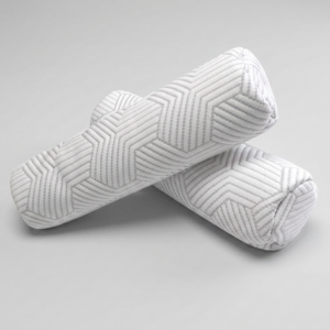 휴비스 듀라론 쿨 경추 목침베개, 화이트, 42x10cm, 2개
