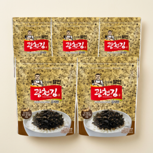 광천김 3대째 달인 김자반, 60g, 5봉