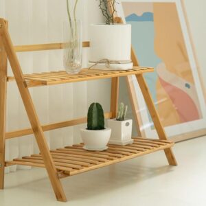베란다 화분 정리대, 접이식, DIY, 우드, 폭70cm(대), 1개