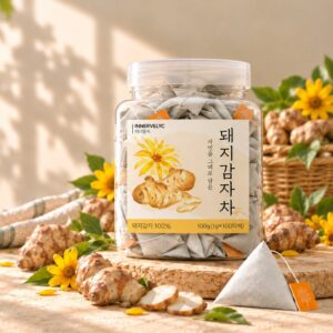 INNER-TEA 돼지감자차, 100개입, 1통